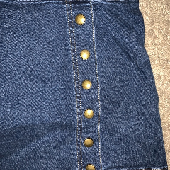 Free people denim mini skirt - Picture 3 of 3